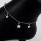 Ladies Star Charm Anklet - AK-203