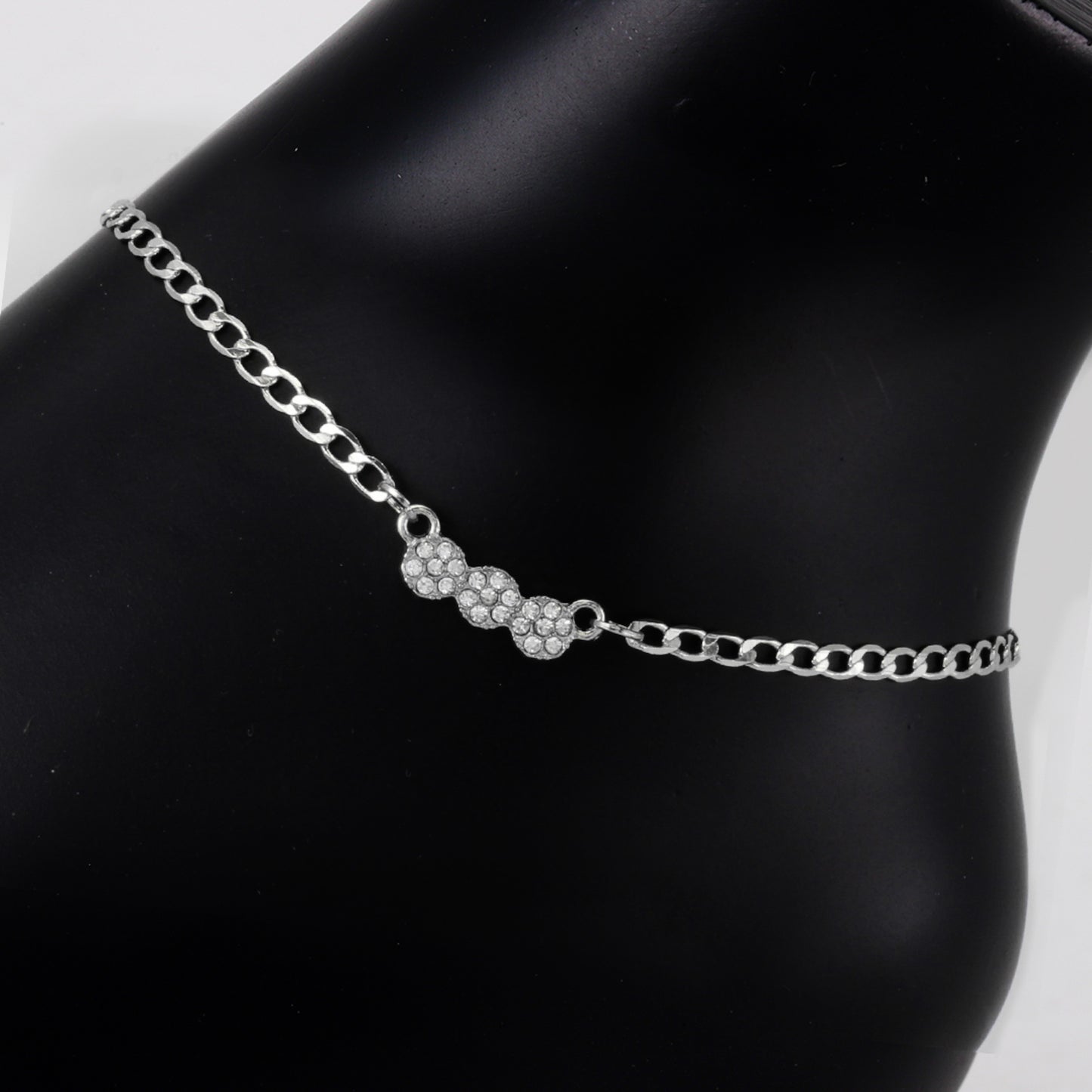 Ladies Cluster Charm Anklet - AK-205