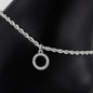 Ladies Round Charm Anklet - AK-206
