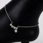 Ladies Heart Charm Anklet - AK-207
