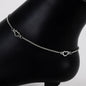 Ladies Heart Charm Anklet - AK-208