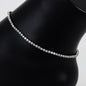 Ladies Diamond Tennis Anklet - AK-210