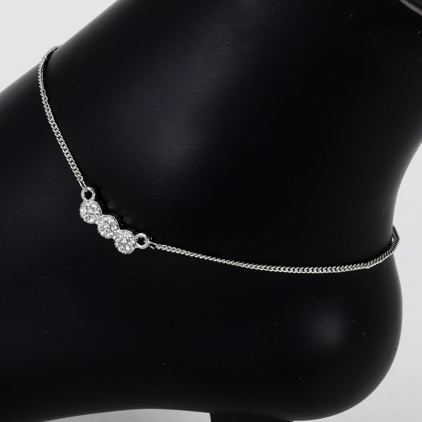 Ladies Cluster Charm Anklet - AK-211