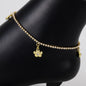 Ladies Flower Charm Anklet - AK-218