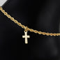 Ladies Cross Charm Anklet - AK-227