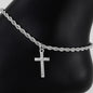 Ladies Cross Charm Anklet - AK-228