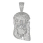Medium Jesus Cubic Zirconia Pendant - BCH-1002*