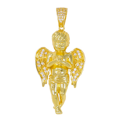Medium Angel Cubic Zirconia Pendant - BCH-1006*