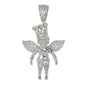 Medium Angel Cubic Zirconia Pendant - BCH-1008*