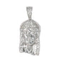 Small Jesus Cubic Zirconia Pendant - BCH-1014*