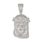 Small Jesus Cubic Zirconia Pendant - BCH-1015*