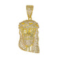 Small Jesus Cubic Zirconia Pendant - BCH-1016*