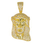 Medium Jesus Cubic Zirconia Pendant - BCH-1019*