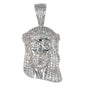 Medium Jesus Cubic Zirconia Pendant - BCH-1019*