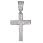 Medium Cross Cubic Zirconia Pendant - BCH-1029*