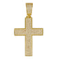 Medium Cross Cubic Zirconia Pendant - BCH-1030*