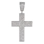 Medium Cross Cubic Zirconia Pendant - BCH-1030*
