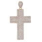 Large Cross Cubic Zirconia Pendant - BCH-1034*