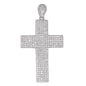 Large Cross Cubic Zirconia Pendant - BCH-1035*