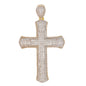 Large Cross Cubic Zirconia Pendant - BCH-1036*