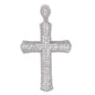 Large Cross Cubic Zirconia Pendant - BCH-1036*