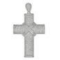 Large Cross Cubic Zirconia Pendant - BCH-1040*