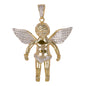 Medium Angel Cubic Zirconia Pendant - BCH-1048*