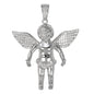 Medium Angel Cubic Zirconia Pendant - BCH-1048*
