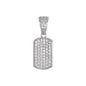 Mini Tag Cubic Zirconia Pendant - BCH-1055*