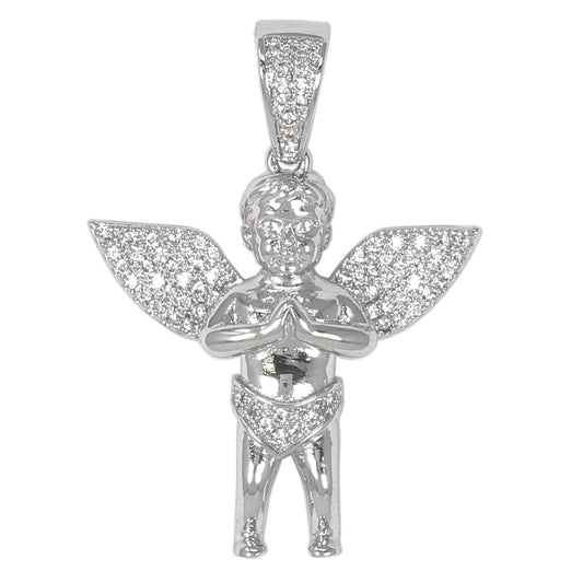 Small Angel Cubic Zirconia Pendant - BCH-1069*