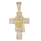 Medium Jesus Cubic Zirconia Pendant - BCH-1091*