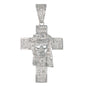 Medium Jesus Cubic Zirconia Pendant - BCH-1091*