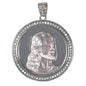 Large Jesus Cubic Zirconia Pendant - BCH-1097*