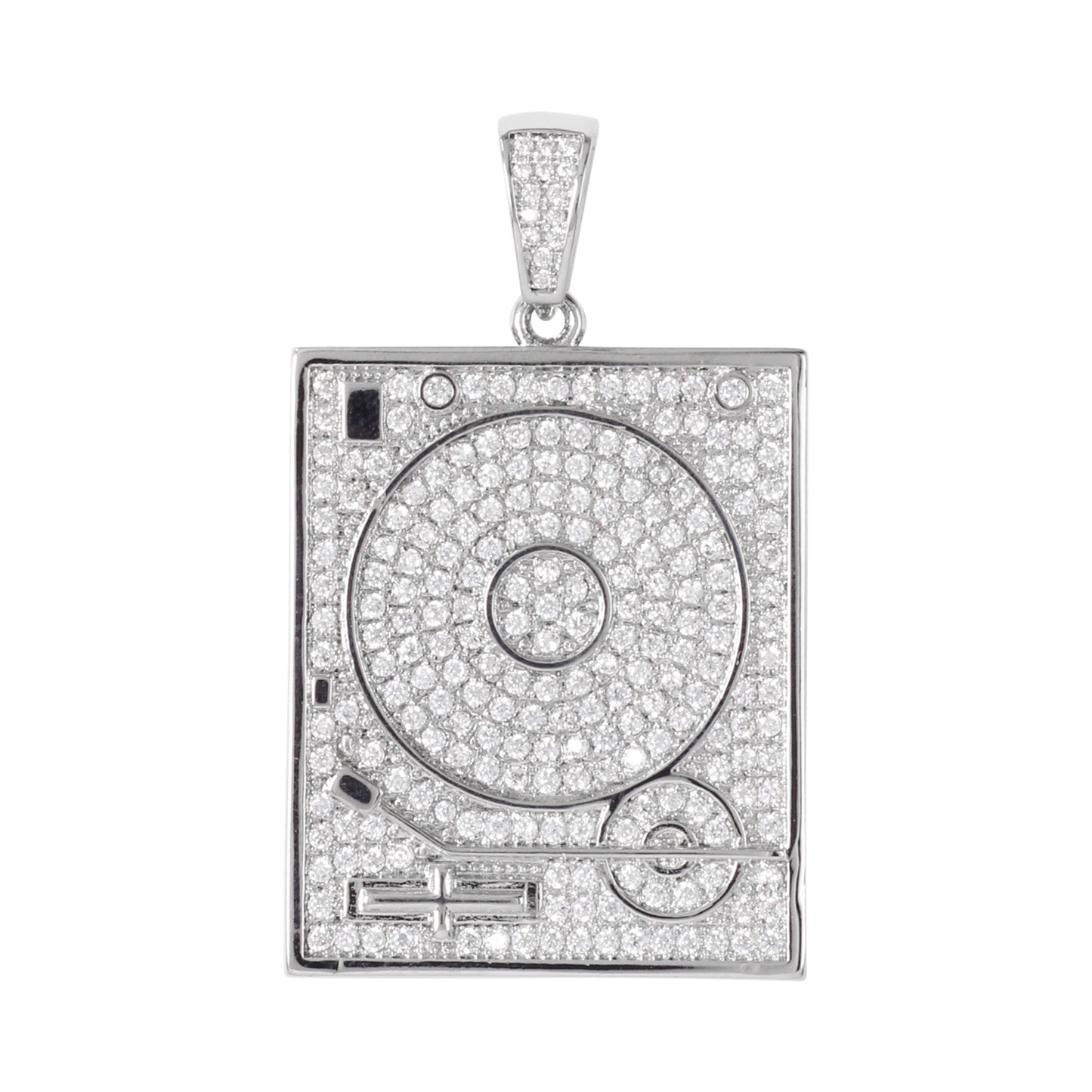 Medium Music Cubic Zirconia Pendant - BCH-1123*