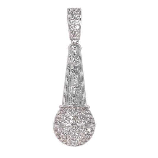 Medium Music Cubic Zirconia Pendant - BCH-1125*