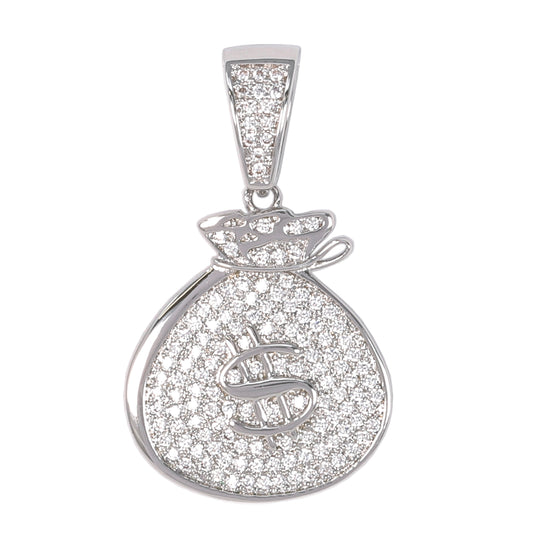Small Money Cubic Zirconia Pendant - BCH-1126*