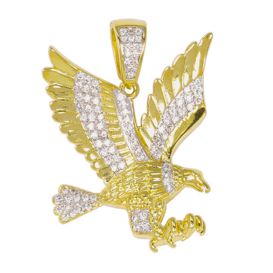 Medium Eagle Cubic Zirconia Pendant - BCH-1127*