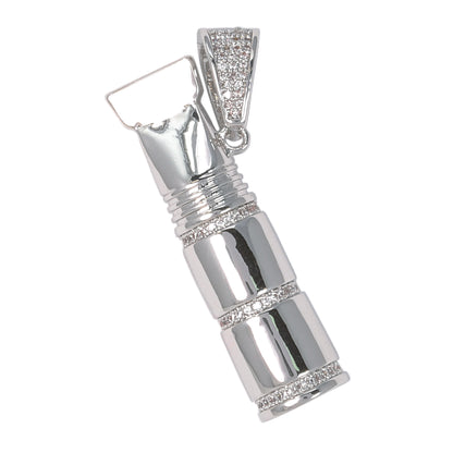 Medium Whistle Cubic Zirconia Pendant - BCH-1135*
