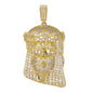 Medium Jesus Cubic Zirconia Pendant - BCH-1138*