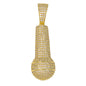 Medium Music Cubic Zirconia Pendant - BCH-1151*