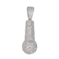 Medium Music Cubic Zirconia Pendant - BCH-1151*