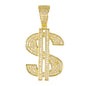 Medium Money Cubic Zirconia Pendant - BCH-1157*