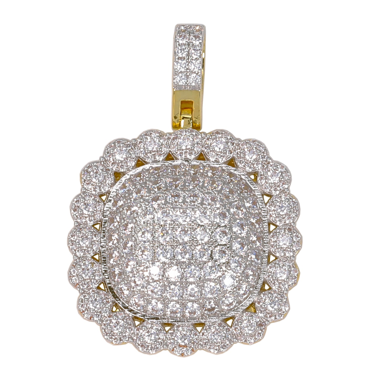 Medium Cluster Cubic Zirconia Pendant - BCH-1185*