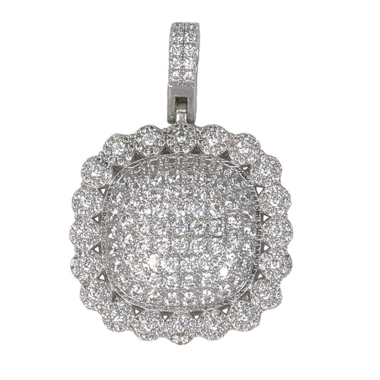 Medium Cluster Cubic Zirconia Pendant - BCH-1185*