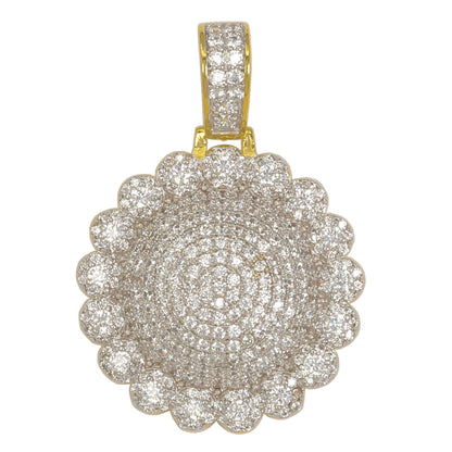 Small Cluster Cubic Zirconia Pendant - BCH-1189*
