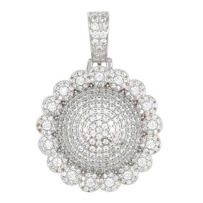 Small Cluster Cubic Zirconia Pendant - BCH-1189*