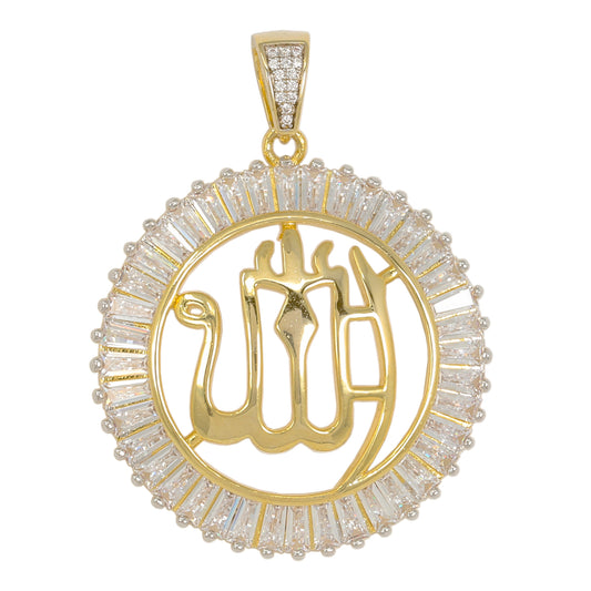 Medium Islamic Cubic Zirconia Pendant - BCH-1190*