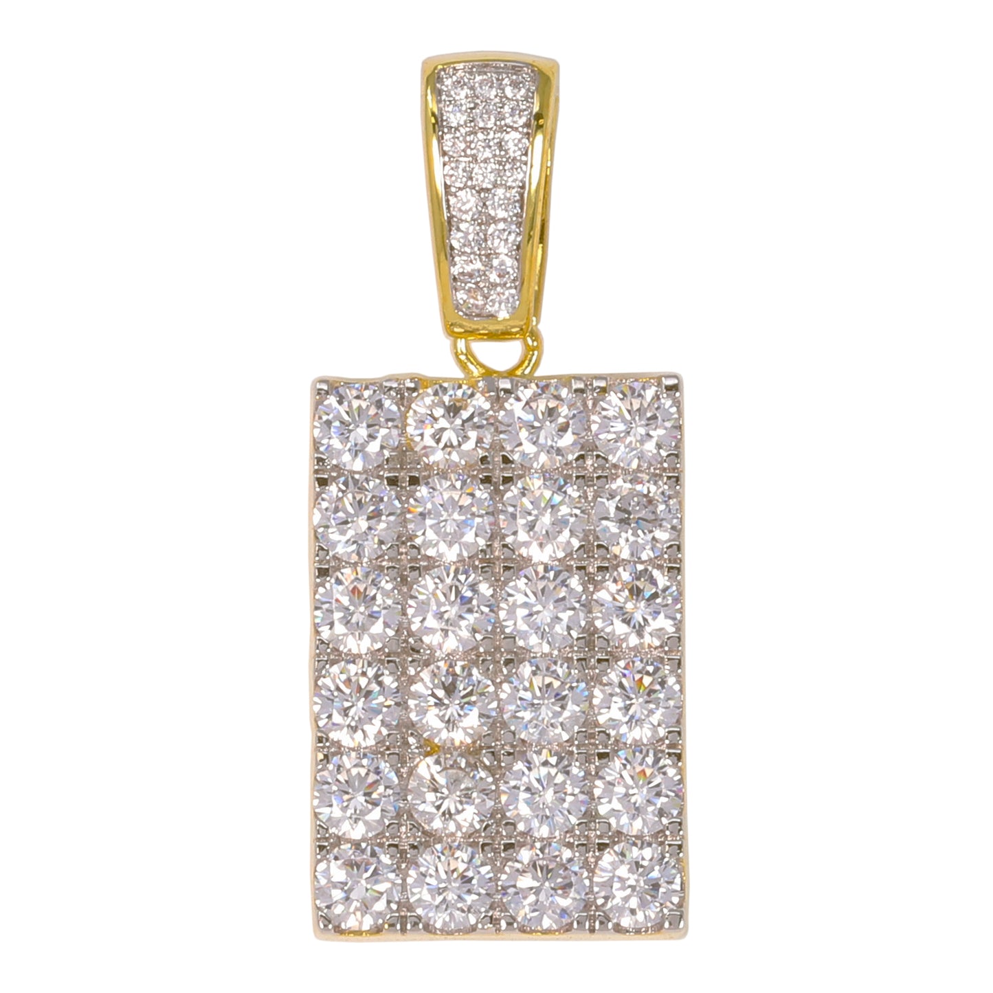 Medium Cluster Cubic Zirconia Pendant - BCH-1193*