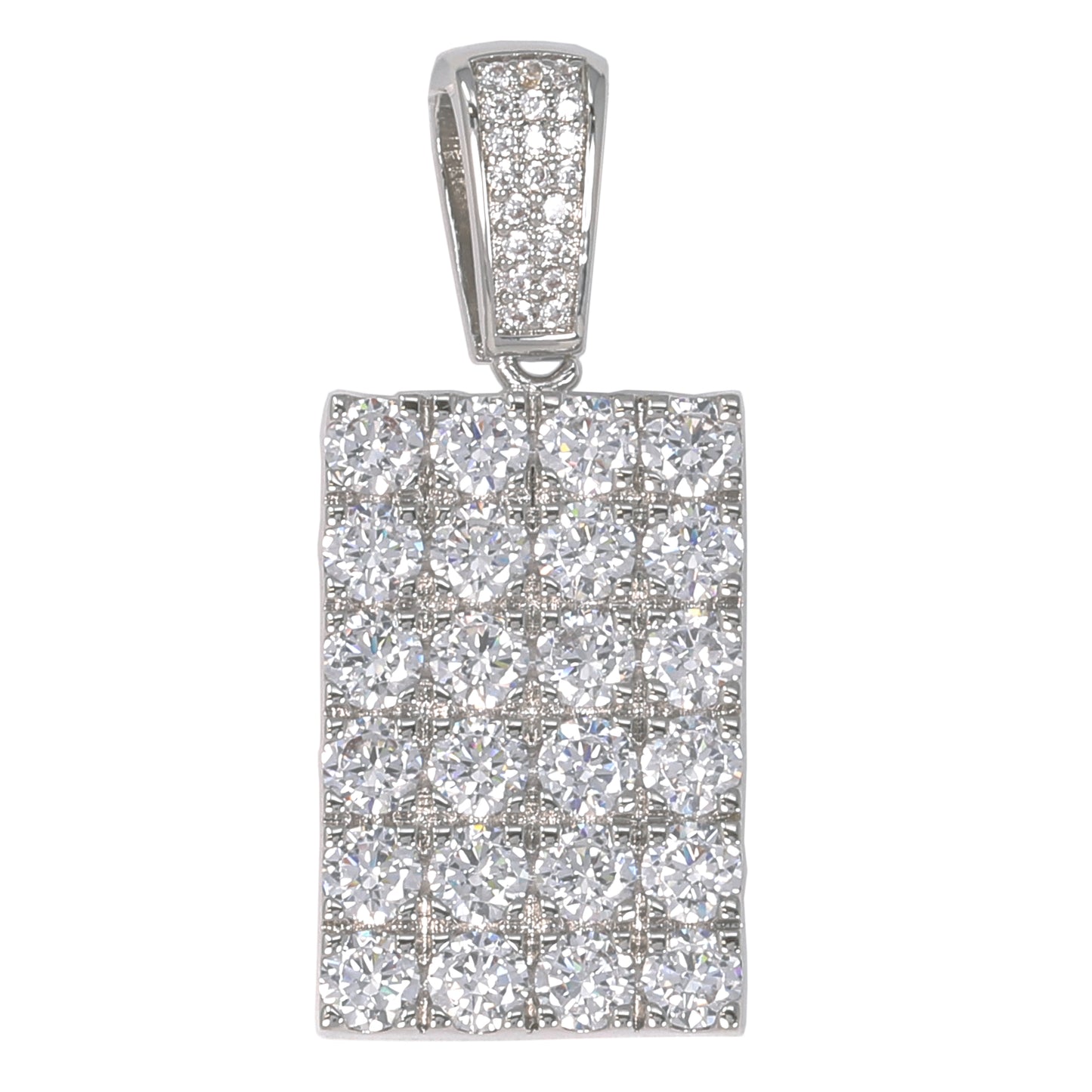 Medium Cluster Cubic Zirconia Pendant - BCH-1193*