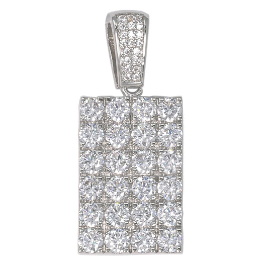 Medium Cluster Cubic Zirconia Pendant - BCH-1193*